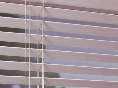 50mm privacy limed white open Wellingborough blinds