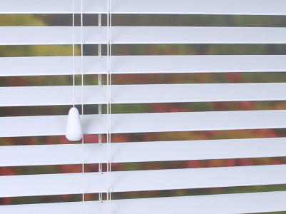 50mm privacy pure white open Wellingborough blinds