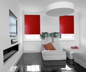 Wellingborough blinds Aluminium Venetian red