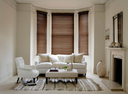 Wellingborough blinds Fired Walnut