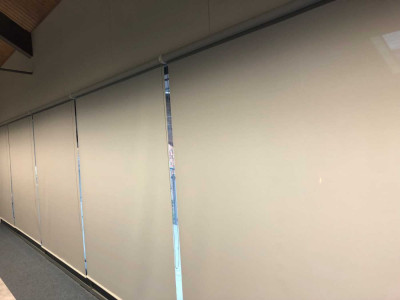 56 Triangle Building blinds